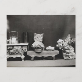 ティーポットのクリーニング ポストカード