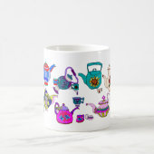 ティーポットのコレクション コーヒーマグカップ (中央)