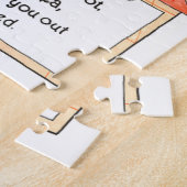 ティーポットのパーソナライズされた更新 ジグソーパズル (側面)