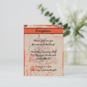 ティーポットのファンタジーのグランジな披露宴カード エンクロージャーカード (スタンド正面)