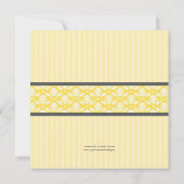 ティーポットのブライダルシャワーの招待状 招待状 (裏面)