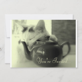 ティーポットの枕 招待状