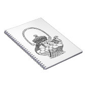 ティーポットの落書き ノートブック (右側)