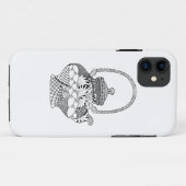 ティーポットの落書き Case-Mate iPhoneケース (裏面(横))