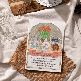 ティーポットはがき感動的の更新 ポストカード