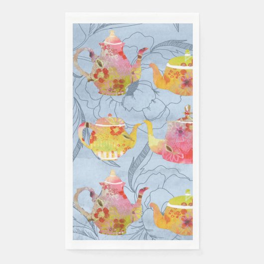 ティーポットゲストタオル (正面)