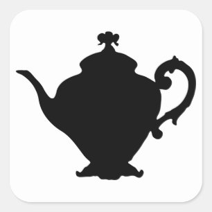 ティーポットシルエット スクエアシール