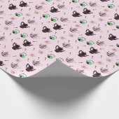 ティーポットパターンwraping紙 ラッピングペーパー (角)