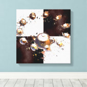 ティーポットパーティー キャンバスプリント (インサイチュ (ウッドフロア))