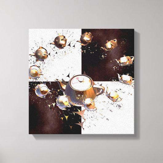 ティーポットパーティー キャンバスプリント (正面)