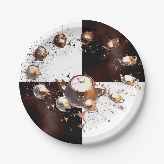 ティーポットパーティー ペーパープレート (正面)