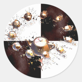 ティーポットパーティー ラウンドシール