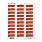 ティーポットファンタジーグランジパーソナライズされた住所 シール (フルシート)