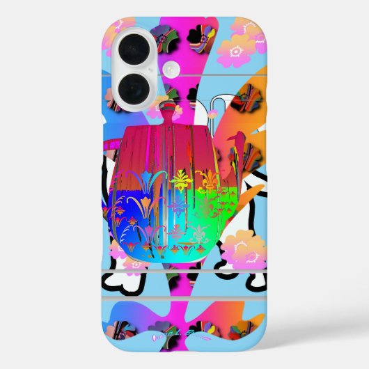 ティーポットフローラ Case-Mate iPhoneケース (裏面)