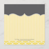 ティーポットブライダルシャワーアドバイスカード アドバイスカード (裏面)