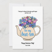 ティーポットベスティーガレンティンズバレンタインデー シーズンカード (正面)