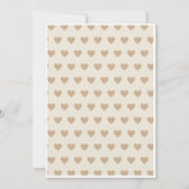 ティーポットベビーシャワー茶パーティの招待状カード 招待状 (裏面)