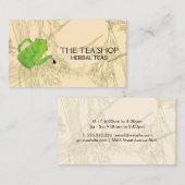 ティーポットポア | ハーブプラントミニ名刺 名刺 (正面/裏面)