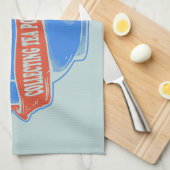 ティーポット収集 キッチンタオル (四つ折り)