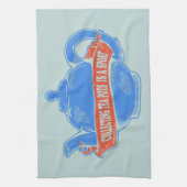 ティーポット収集 キッチンタオル (縦)