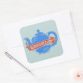 ティーポット収集 スクエアシール (封筒)