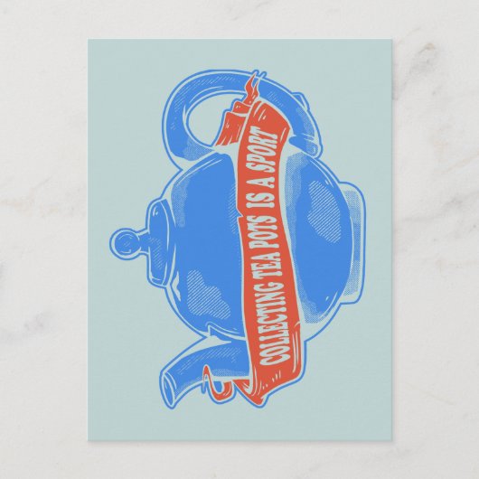 ティーポット収集 ポストカード (正面)