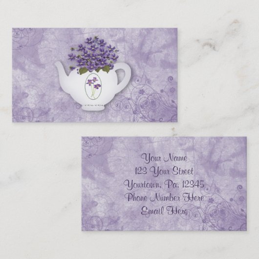 ティーポット名刺の違反者 名刺 (正面/裏面)