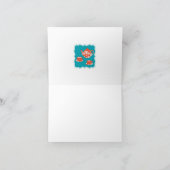 ティーポット感謝のノートカード サンキューカード (内部)