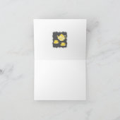 ティーポット感謝のノートカード サンキューカード (内部)