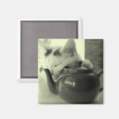 ティーポット枕 マグネット (正面/裏面)