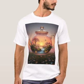 ティーポット横1 Tシャツ