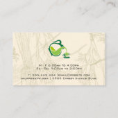 ティーポット注ぎ | ティー離れ 名刺 (裏面)