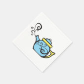 ティーポット紙ナプキンス スタンダードカクテルナプキン (角)