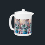 ティーポット<br><div class="desc">お茶のルーティンにパリジャンの魅力のtouchを追加するSweet Macaronis Ceramic teapot.パステルトーンのマカロンデザイン包まれたはのまわりに、滑らかで光沢のある仕上げを特徴とし、一日の甘みを少し愛する人に最適。</div>