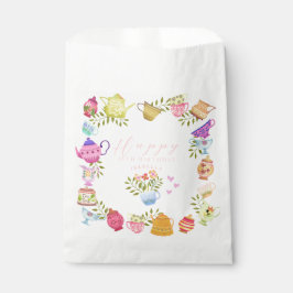 ティーポット&カップ誕生日 フェイバーバッグ