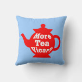 ティーポット – ティービサーの追加? – 青赤と白で クッション (裏面)