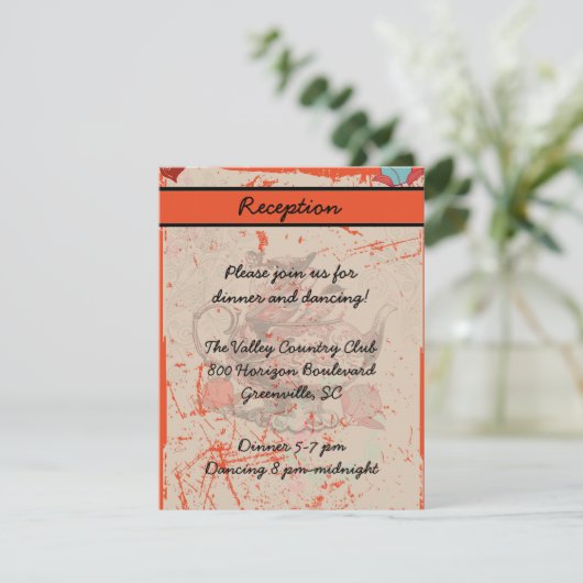 ティーポット ファンタジー グランジ 受付カード エンクロージャーカード (スタンド正面)