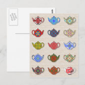 ティーポット ポストカード (正面/裏面)