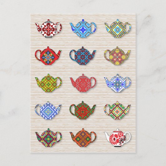 ティーポット ポストカード (正面)