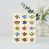 ティーポット ポストカード (スタンド正面)