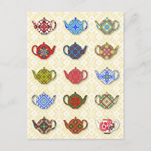 ティーポット ポストカード (正面)