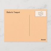 ティーポット ポストカード (裏面)