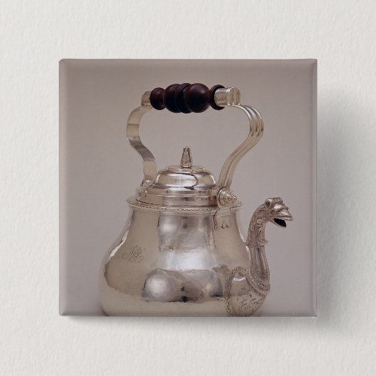 ティーポット、c.1765 缶バッジ (正面)