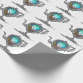 ティーポビクトリアンットホワイトモノグラム ラッピングペーパー (角)