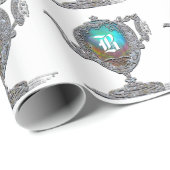 ティーポビクトリアンットホワイトモノグラム ラッピングペーパー (ロールコーナー)