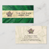 ティーポ素朴ット |緑離れ | 名刺 (正面/裏面)