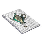 ティーポ飛んでいるット1緑と黄色 ノートブック (右側)