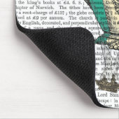 ティーポ飛んでいるット1緑と黄色 マウスパッド (コーナー)