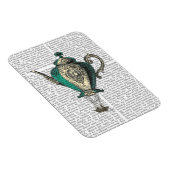 ティーポ飛んでいるット1緑と黄色 マグネット (右側)