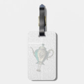 ティーポ飛んでいるット1緑と黄色 ラゲッジタグ (裏面縦)